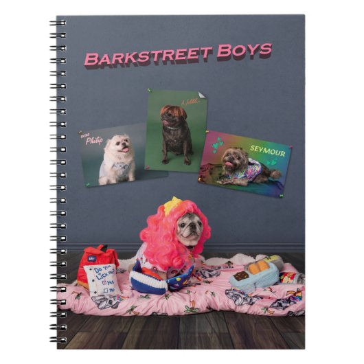 Mops Notizblock (Vorderseite)