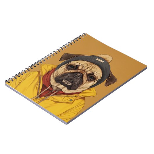 Mops Notizblock (Linke Seite)