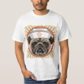 Mops Nurse-Hemd T-Shirt (Vorderseite)