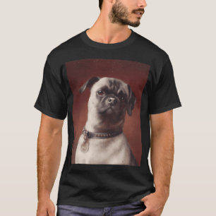 Mops-Ölgemälde T-Shirt