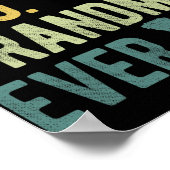 Mops Oma Ever Dog liebt Muttertag Poster (Ecke)