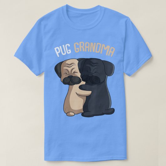 Mops Oma Hund Mama Lover Owner Women T-Shirt (Design vorne)