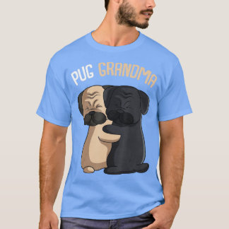 Mops Oma Hund Mama Lover Owner Women T-Shirt