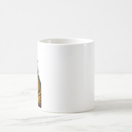 Mops Optiker Kaffee Tasse (Mittel)