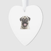 Mops Ornament (Vorderseite)