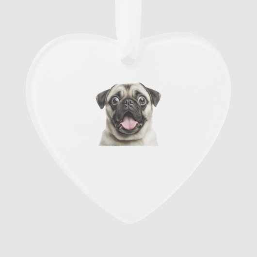 Mops Ornament (Vorderseite)