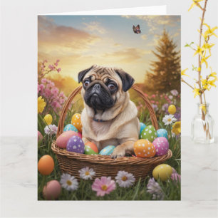 Mops-Oster-Eier Karte