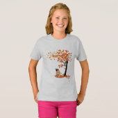 Mops Owl and Fall Mops Eigentümer Funny Mops Herbs T-Shirt (Vorne ganz)