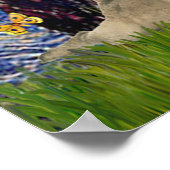 Mops Pair (fawn) - Starry Night Poster (Ecke)