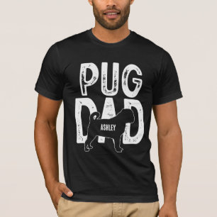 Mops Papa Hundepapa Welpenvater T-Shirt