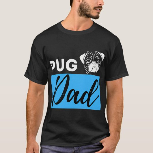 Mops-Papa T-Shirt (Vorderseite)