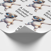 Mops-Papierumschlag Geschenkpapier (Ecke)