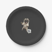 Mops pappteller (Vorderseite)