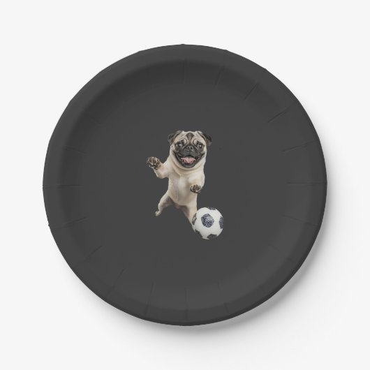 Mops pappteller (Vorderseite)