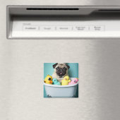 Mops Paradies: Badefreudigkeit in der Tube Magnet (In Situ (Geschirrspüler))