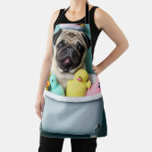 Mops Paradies: Badefreudigkeit in der Tube Schürze (InSitu)