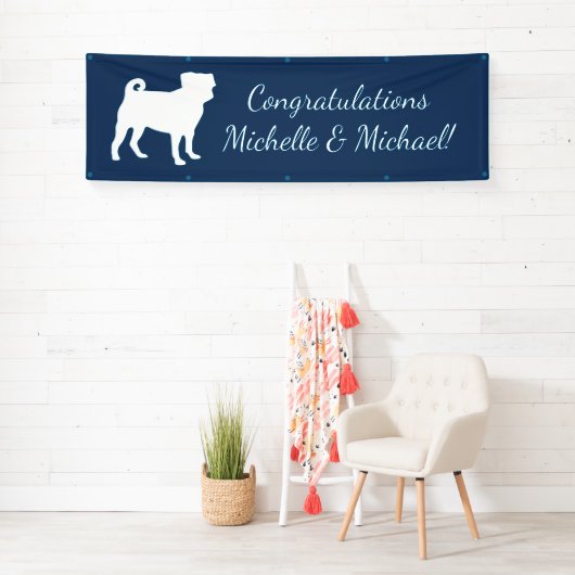 Mops Party Blue Theme Celebration Banner (Insitu)