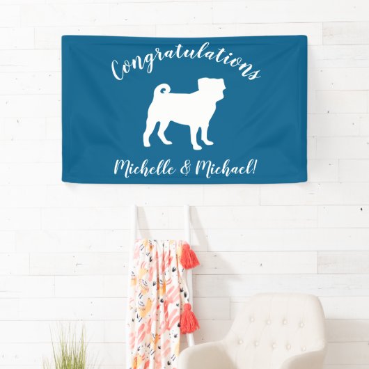 Mops Party Blue Theme Celebration Banner (Insitu)