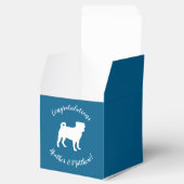 Mops Party Blue Theme Celebration Geschenkschachtel (Geöffnet)