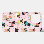 Mops Party Case-Mate iPhone Hülle (Rückseite (Horizontal))