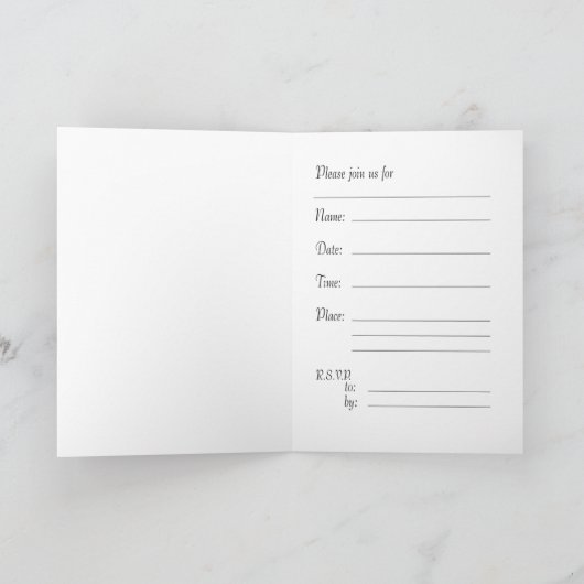 Mops-Party Einladung (Innenseite)