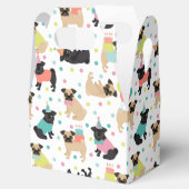 Mops Party Geschenkschachtel (Geöffnet)