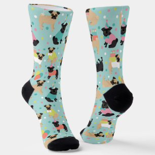 Mops Party Socken