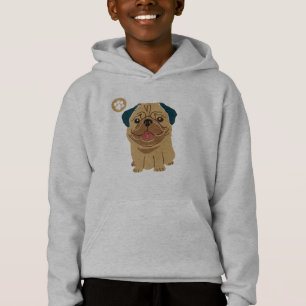 Mops Paw Hoodie
