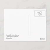 Mops Pearly White Tees Postcard Postkarte (Rückseite)