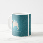 Mops Pet Memorial - Mops Angel Kaffeetasse (Vorderseite Links)
