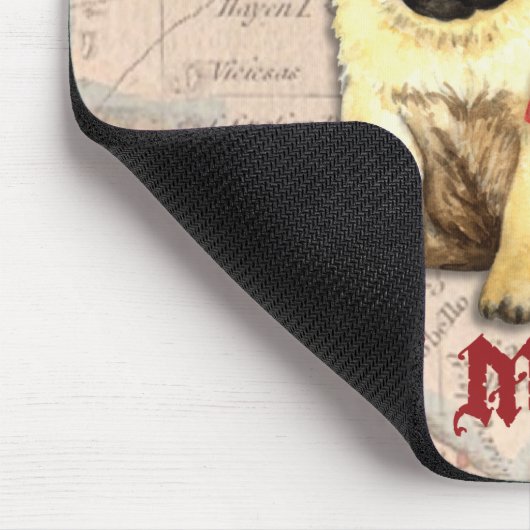 Mops Pirate Mousepad (Ecke)