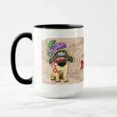 Mops Pirate Tasse (Links)