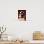 Mops Plakat (Küche)