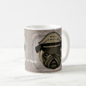 Mops Polizeiliche Tasse (VorderseiteRechts)