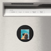 Mops Portrait Niedlicher Mops Mops Lover Magnet (In Situ (Geschirrspüler))
