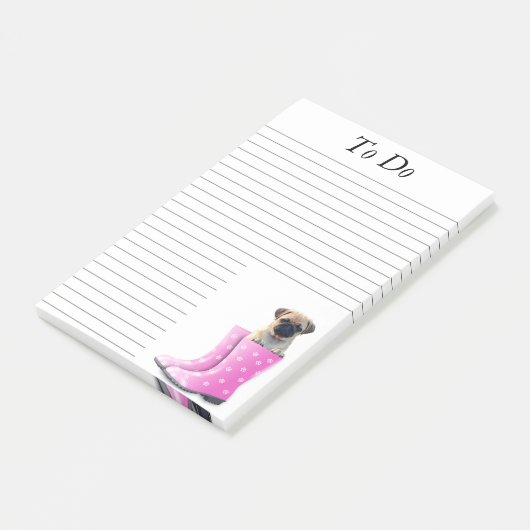 Mops Post-it Klebezettel (angewinkelt)