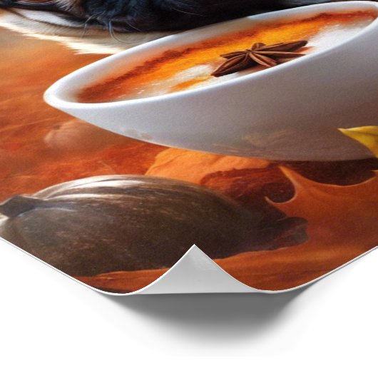 Mops-Poster Poster (Ecke)