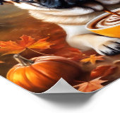 Mops-Poster Poster (Ecke)