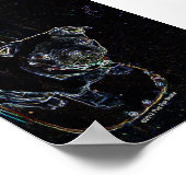 Mops-Poster Poster (Ecke)