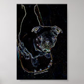 Mops-Poster Poster (Vorne)