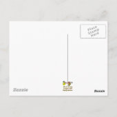 Mops Postkarte (Rückseite)