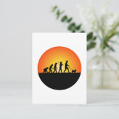 Mops Postkarte (Stehend Vorderseite)