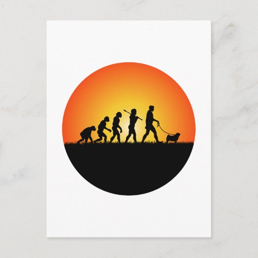 Mops Postkarte (Vorderseite)