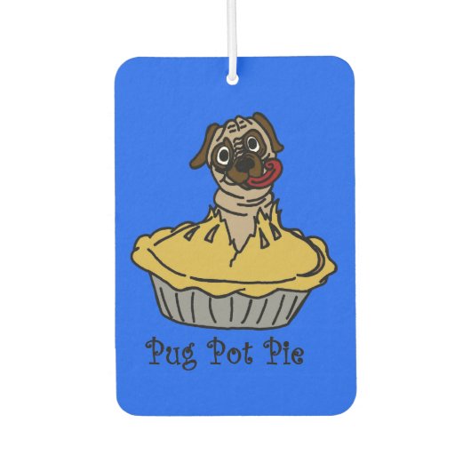 Mops Pot Pie Air Freshener Autolufterfrischer (Vorderseite)