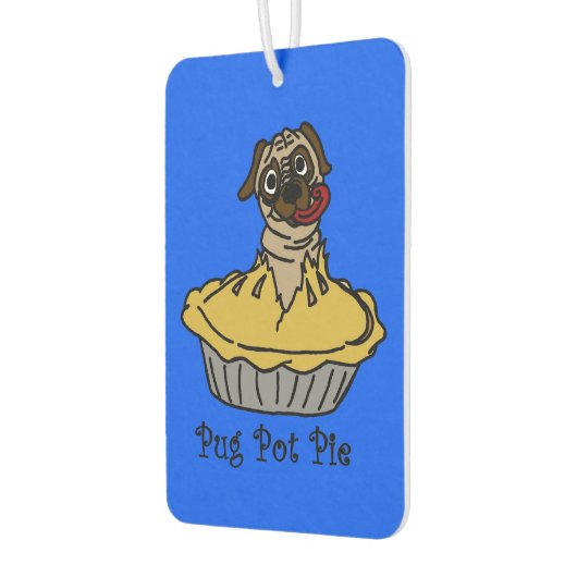 Mops Pot Pie Air Freshener Autolufterfrischer (Links)