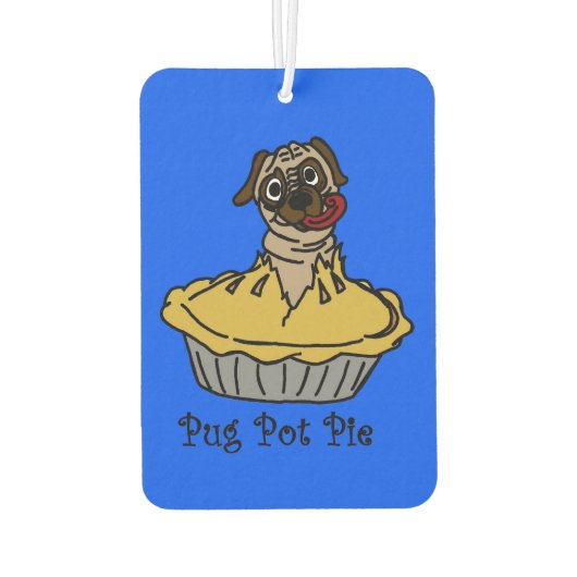 Mops Pot Pie Air Freshener Autolufterfrischer (Rückseite)