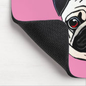 Mops Power Mousepad (Ecke)