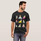 Mops Princesses Version 2 Classic T - Shirt 19 (Vorne ganz)