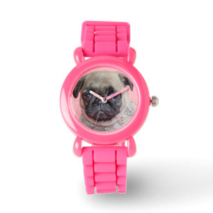 Mops-Prinzessin Armbanduhr