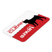 Mops Puggle Dog Geschirrspüler Magnet - Sauberkeit (Linke Seite)